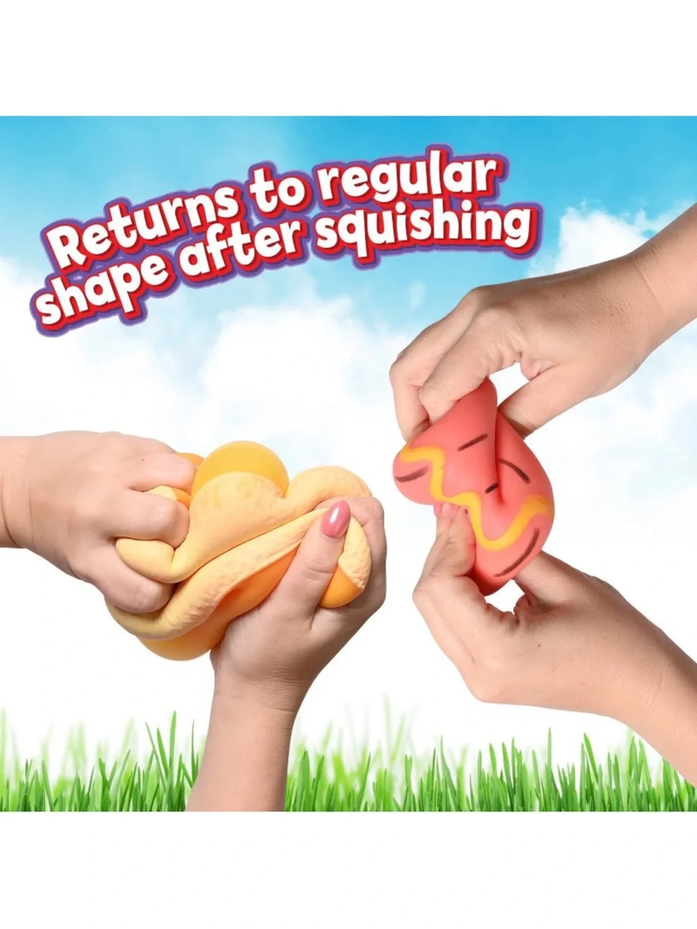Sunny Days Squeezy Hot Dog Fidget Toy | Limited Edition Americana | New